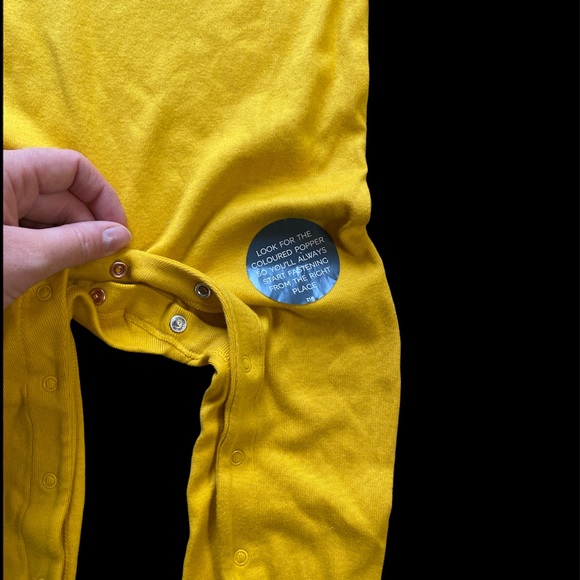 Harry Potter Hufflepuff Onesie Pajama & Bandana Set by Marks and Spencer - Picture 3 of 11